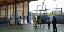 Partido de baloncesto Mozart-IES Lázaro Carreter 24-04-2021